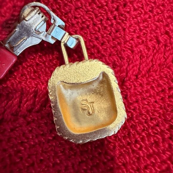 St. John Santana Knit Textured Wool Blend Sweater Zip Mandarin Collar Size 6 - Picture 9 of 13